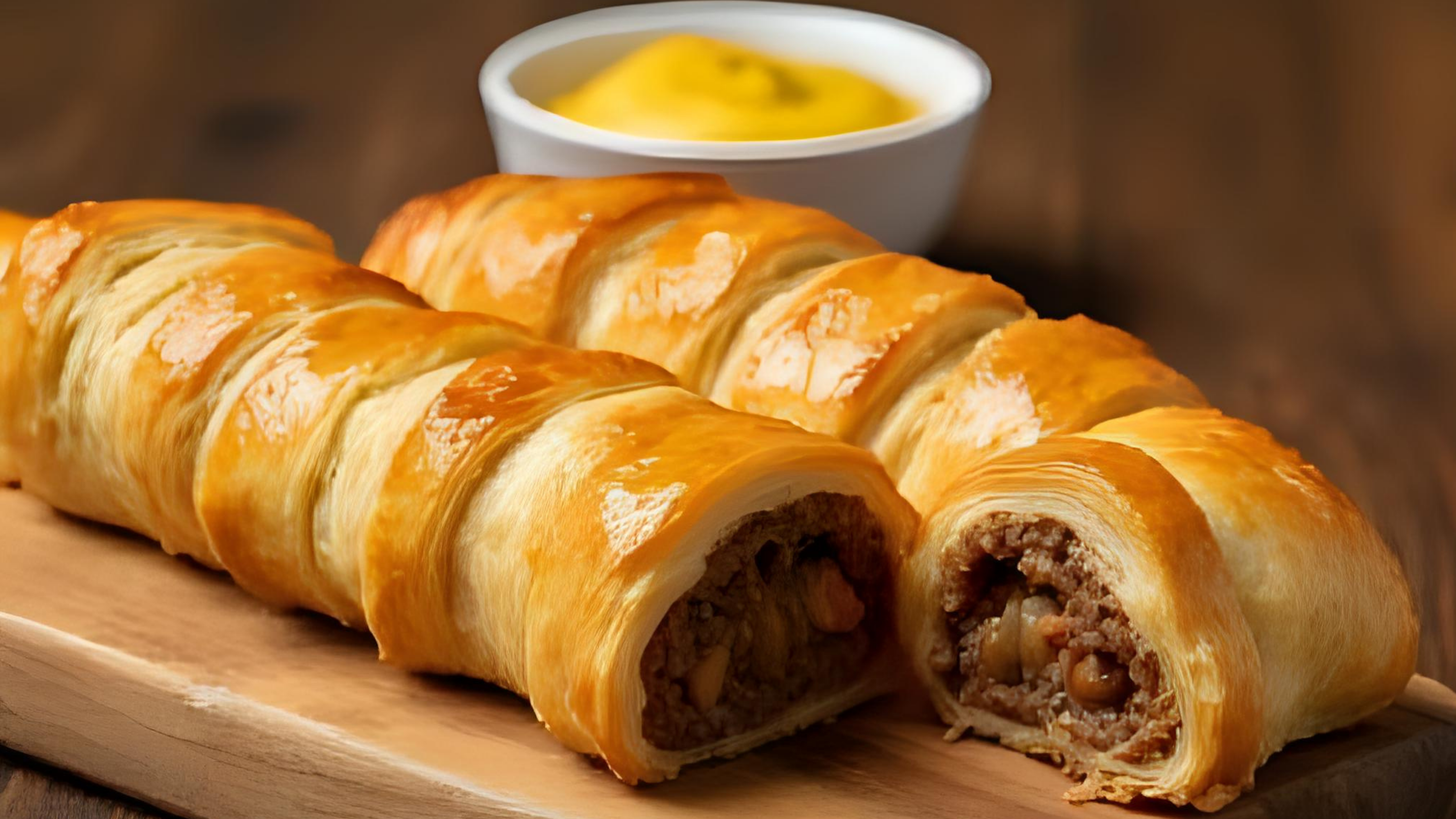 Gourmet Sausage Rolls With Apple and Sage